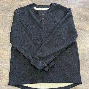 L.L. Bean Fleece Lined Waffle Pullover